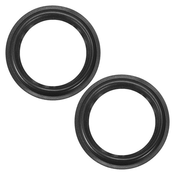 5" Inch Speaker Foam Edge Folding Ring  Horn Replacement Parts for Speaker Black 2Pcs