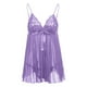 thumbnail image 2 of Gibobby Lencería sexy para mujer Conjunto de lencería sexy para mujer con liguero, brasier de encaje y bragas conjunto de tirantes exóticos(Morado, 3XG), 2 of 5