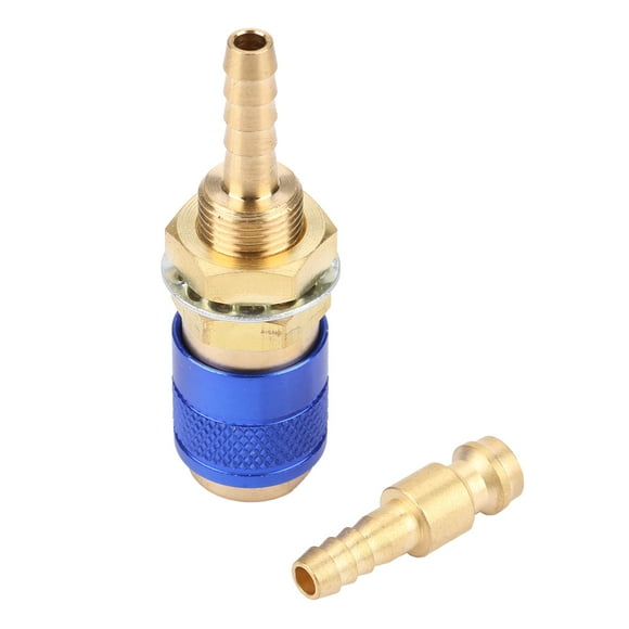 M6 Gas Water Quick Connector for MIG TIG Welder Torch - Blue