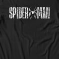 thumbnail image 3 of Marvel Spider-Man Brand New Day Men's Spidey Web Logo Fill T-Shirt (Black, S-XXXL), 3 of 4