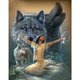 thumbnail image 1 of Diamante 5D DIY mujer lobo completo redondo taladro mosaico arte imagen de diamantes de imitación FLhrweasw Nuevo, 1 of 9