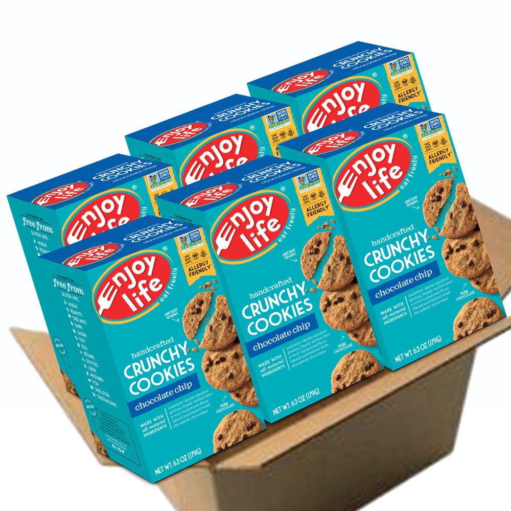 Enjoy Life Crunchy Cookies, Soy free, Nut free, Gluten free, Dairy free