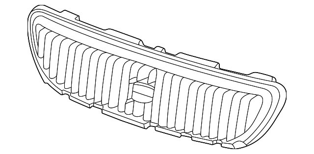 Genuine Acura 71120-SEP-A10ZA Grille Mesh Front