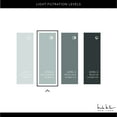 thumbnail image 6 of Nicole Miller Faux Linen Slub Textured Hidden Tab/Rod Pocket Top Light Filtering Curtain Panel Pair, 54"x96", Chambray Blue, 6 of 8