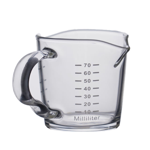 Taza Medidora de 70ml con Mango Jarra para Medida de Espresso Sunnimix