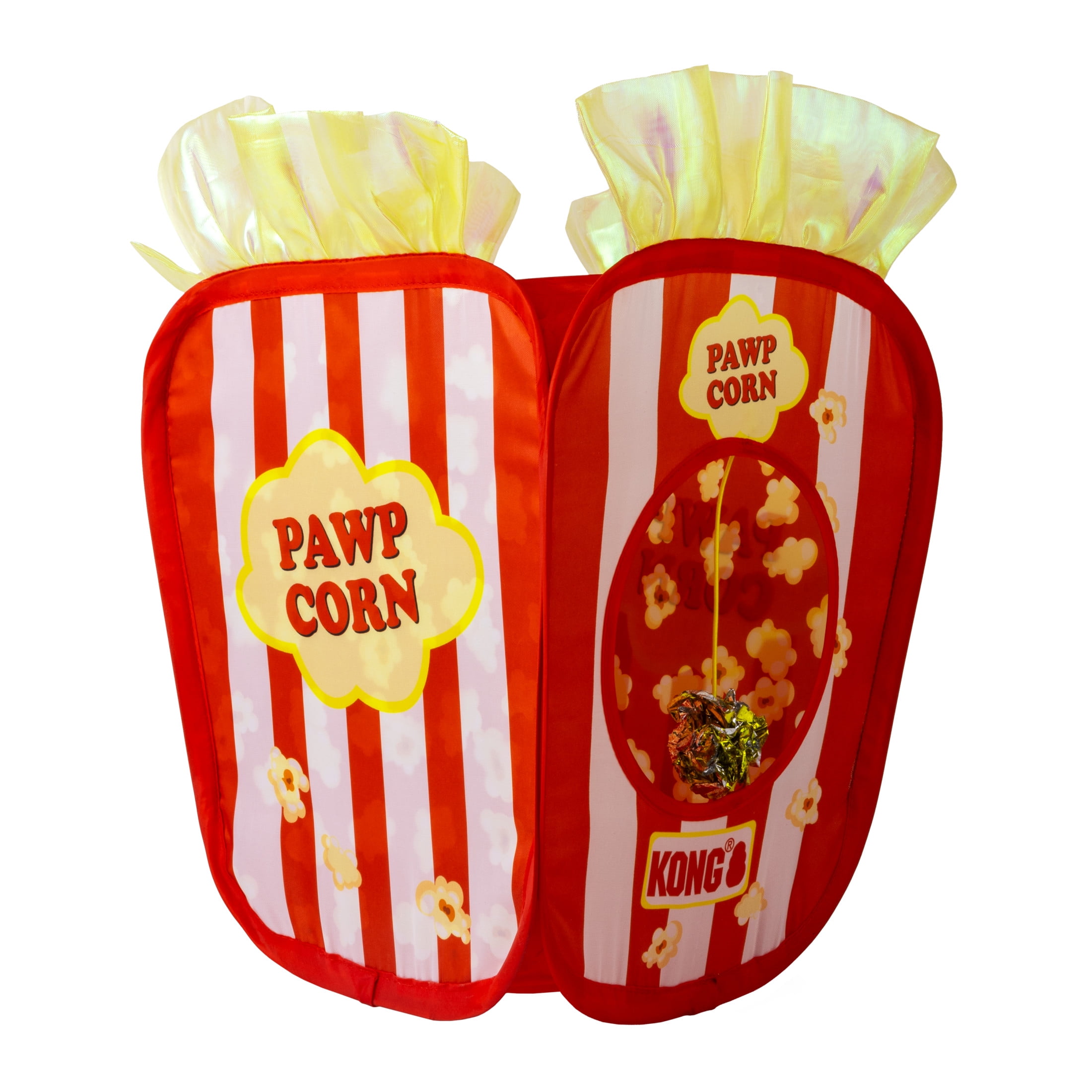 KONG® Play Spaces Pawpcorn, Foldable Hiding Cat Toy