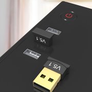 GJX 2026 New 5.3 Usb Adapter for Pc and Laptop - Mini Plug & Play Dongle Receiver/Transmitter for Windows 11/10/8.1/8,Connects to Headsets,Speakers,Keyboards,Mice,And Printers