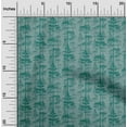 thumbnail image 2 of oneOone Georgette Viscose Dusty Teal Green Fabric Tropical Tree Dress Material Fabric Print Fabric By The Yard 42 Inch Wide, 2 of 5