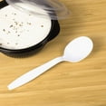 thumbnail image 6 of Karat PS Plastic Heavy Weight Soup Spoons Wrapped, White - 1,000 pcs, 6 of 7