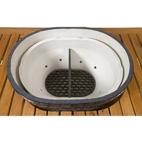 Primo Cast Iron Firebox Divider For Oval XL - PG00334