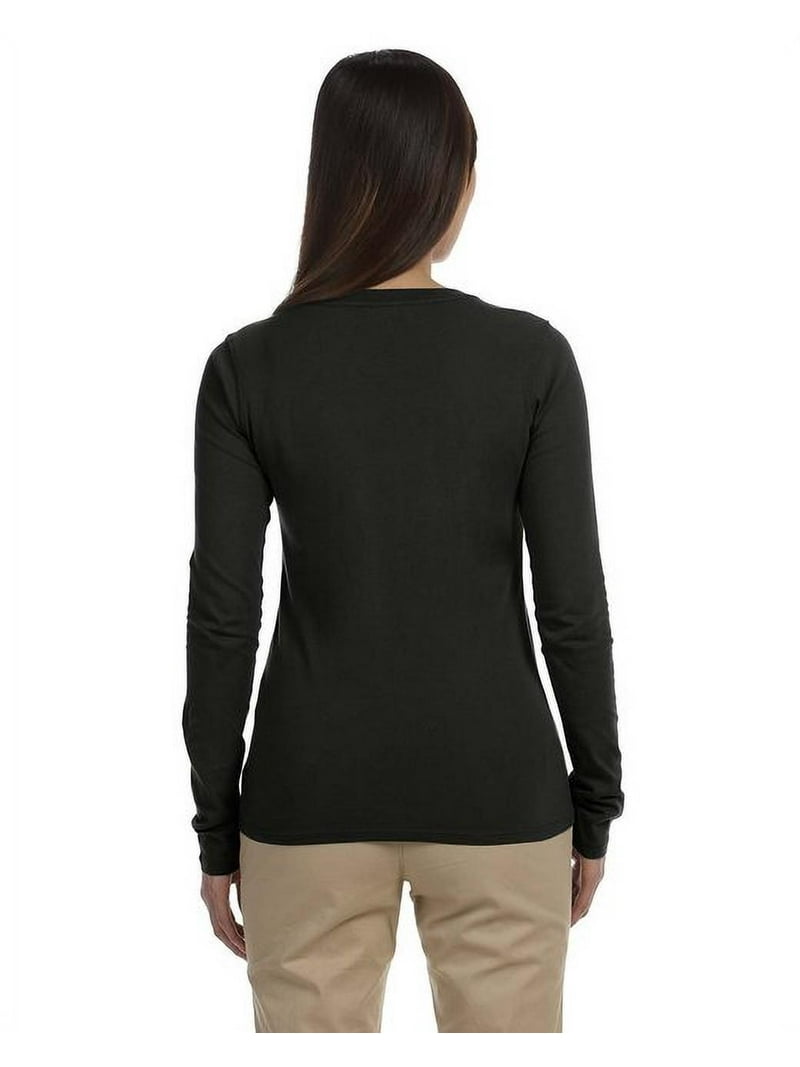 Ladies' 4.4 oz.; 100% Organic Cotton Classic Long-Sleeve T