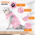 thumbnail image 4 of GlobaShun Cat Recovery Suit for Spay Cat Onesie for Cats After Surgery, Breathable Cat Surgery Recovery Suit Female Male Surgical Spay Suit, Kitten Recovery Suit E Collar, 4 of 8