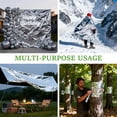 thumbnail image 7 of NOGIS 4 Pack Large High Silver Reflective Mylar Film, 83x 63 in, High Reflectivity, Keep Warm, Environmentally Safe, Perfect for Plant Growth, First Aid, Marathon, Camping, Outdoor Survival, 7 of 7