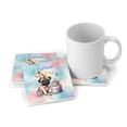 thumbnail image 3 of Happy Birthday Cute Puppy Pug with Cake Gifts Party Hat Set of 4 Stone Coasters Dog Lover Gifts 4x4in Absorbent Soapstone Coaster - 00029, 3 of 5