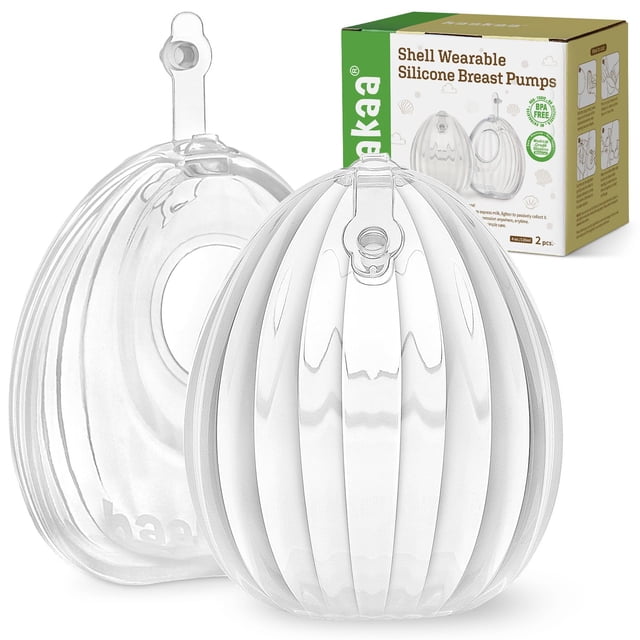 Extractor de leche Haakaa Shell de silicona portátil 120 ml 2 piezas
