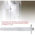 thumbnail image 5 of Brazo de ducha cuadrado de acero inoxidable superior Brazo de ducha tubo de montaje en pared Extensión de tubo para baño Cabezal de ducha de techo Grifos de bañera Cabezas de ducha(20c, 5 of 5