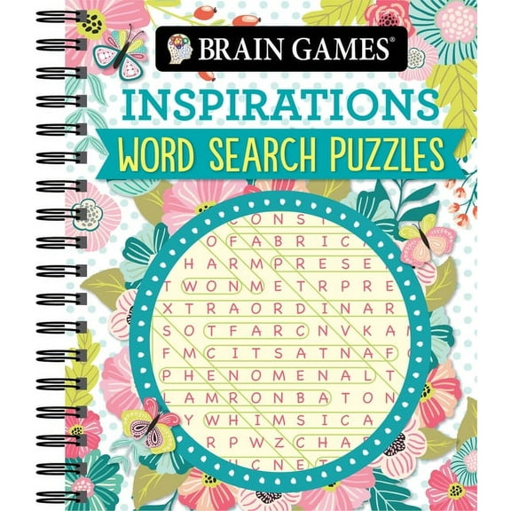 Brain Games Brain Games - Inspirations Word Search Puzzles, (Spiral-Bound)