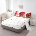 thumbnail image 5 of Castle Fairy Kids Children Xmas Snowman Twin Bedding Sets 7-Piece,Merry Christmas Gifts Bedding Comforter Set Microfiber,Happy New Year Breathable Sheet Sets,Ultra Soft Home Decor,Reversible, 5 of 8