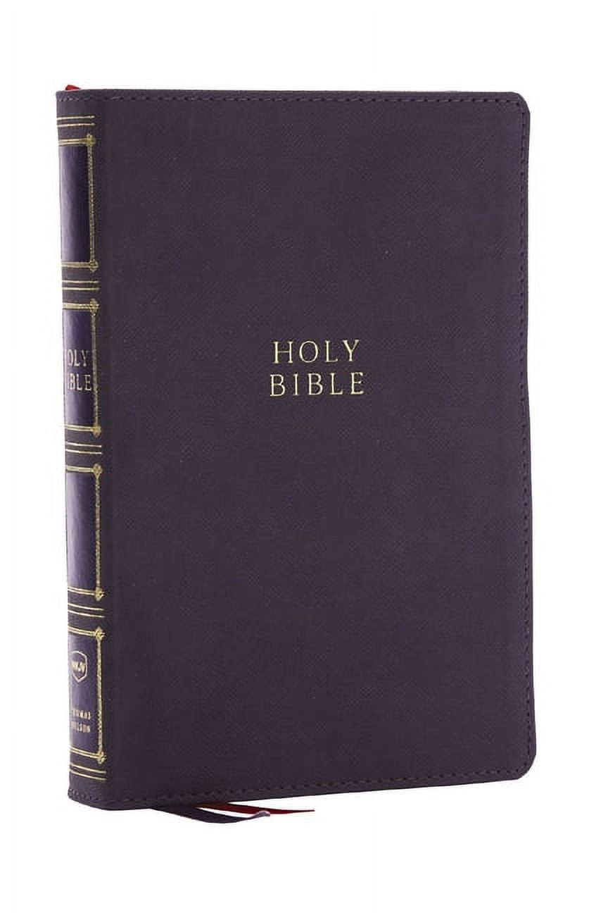 NKJV Study Bible, Leathersoft, Purple, Full-Color, Comfort Print