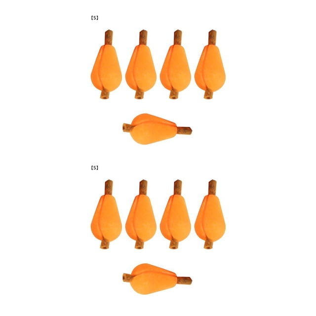 maskred 1/2/3/5 Ensemble de Bouées de Pêche en Mousse Réutilisables en Liège pour Extérieur Kit de Bouées de Pêche Rouge 5 Pcs Gouttes 2 Pcs