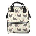 thumbnail image 1 of Easygdp Funny Chicken para Bolsa de Bebé de Gran Capacidad con Múltiples Bolsillos, Bolsa de Pañales para Padres, Bolsa de Viaje Organizada y Elegante, 1 of 6
