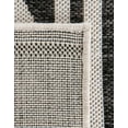 thumbnail image 6 of Unique Loom Outdoor Modern Collection Area Rug - Mod (2' x 5' 3" Runner White and Black), 6 of 6