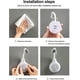 thumbnail image 4 of Soporte para cabezal de ducha montado en la pared para baño, autoadhesivo ajustable de 360 ​​grados con soporte de gancho, gris JAMW Sencillez, 4 of 5