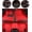 Red, variant on For Mazda CX-5 2013-2025 Year Car Floor Mats Floor Liner Floor Mats Carpets Car pads Auto Mats Custom