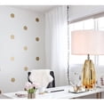 thumbnail image 3 of Lucas McKearn Cognac Transitional Glass Table Lamp in Clear Amber/White, 3 of 5