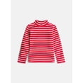 thumbnail image 3 of Wonder Nation Toddler Girls Cami Dress and Mock Neck Tee Set, 2 Piece, Sizes 12M-5T, 3 of 3