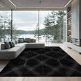 thumbnail image 2 of ODIKA 8'x10' Washable Area Rug Durable, Non-Slip Alfombras Sparse Geometric Motif Balanced Negative Para Habitacion for Living Room, Under Sectional, Family, 2 of 7