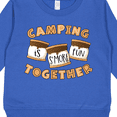 thumbnail image 3 of Inktastic Camping is S'more Fun Together-s'mores Toddler Sweatshirt, 3 of 4