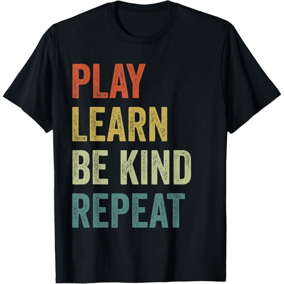 Kid Kindness Day Shirts, Play Learn Be Kind Repeat Unity Day T-Shirt TShirt