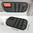 thumbnail image 5 of Sinyiin Durability Nylons Visors Organizers Panel Universal Car Sunshades Storage Clip, 5 of 11
