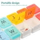 thumbnail image 3 of Pastillero de viaje, organizador de pastillas, pastillero para medicamentos, contenedor de vitaminas, pastillero, 3 of 5