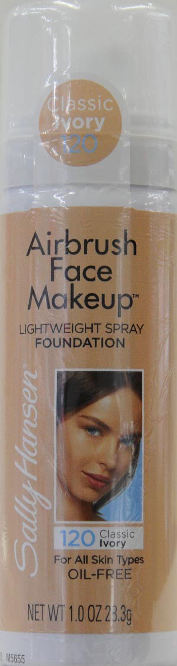Sally Hansen Airbrush Face Makeup Foundation, Classic Ivory, 1 oz - image 3 of 3