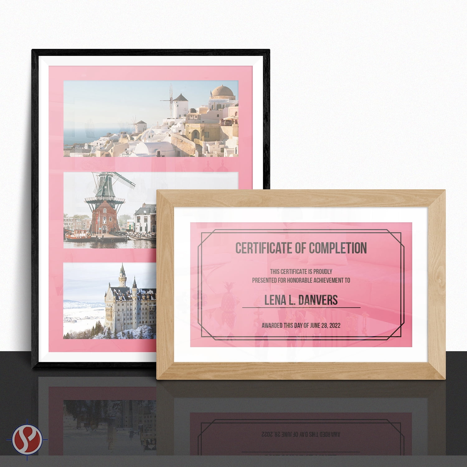 8.5 x 11" Cherry Pastel Color Cardstock Paper - Great for Arts and Crafts, Wedding Invitations, Cards and Stationery Printing | Medium to Heavy Card Stock 90lb Index (163gsm) | 50 Sheets per Pack