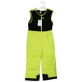 thumbnail image 2 of Hudson Baby Unisex Snow Bib Overalls with Fleece Top, Lime, Medium, 2 of 4
