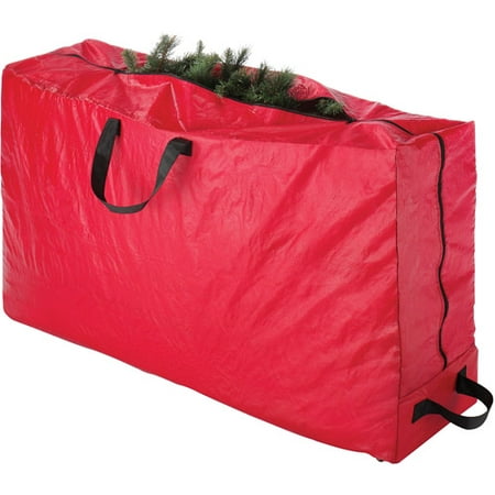 Whitmor Christmas Tree Rolling Storage Bag, Red