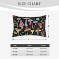 thumbnail image 6 of EasygdpBright Mushrooms Polyester Fiber Double-Sided Pillowcase,Super Soft,Comfortable And Luxurious Pillowcase,Not Easy To Break Or Deform- 14"X20", 6 of 9