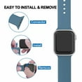 thumbnail image 5 of iGK Sport Band Compatible with Apple Watch 38mm 40mm 42mm 44mm, Soft Silicone Sport Strap Replacement Bands for iWatch Apple Watch Series 5, Series 4, Series 3, Series 2, Series 1, 5 of 7