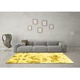 thumbnail image 3 of Ahgly Company Indoor Rectangle Abstract Yellow Modern Area Rugs, 7' x 9', 3 of 4