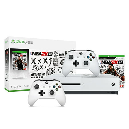 Xbox One S 1Tb NBA 2K19 Bundle + Xbox Wireless Controller - (Best Xbox Bundles Uk)