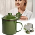 thumbnail image 1 of Tasse de Camping avec Poignée Grande Tasse en Métal pour Randonnée Chasse Pêche, 1 of 6