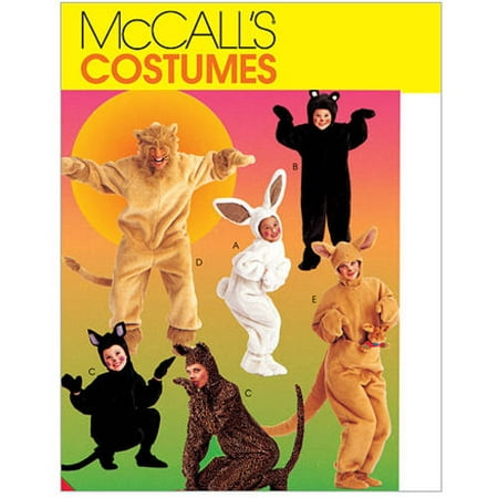 McCall's Adults' and Kids' Animal Costumes, (M)