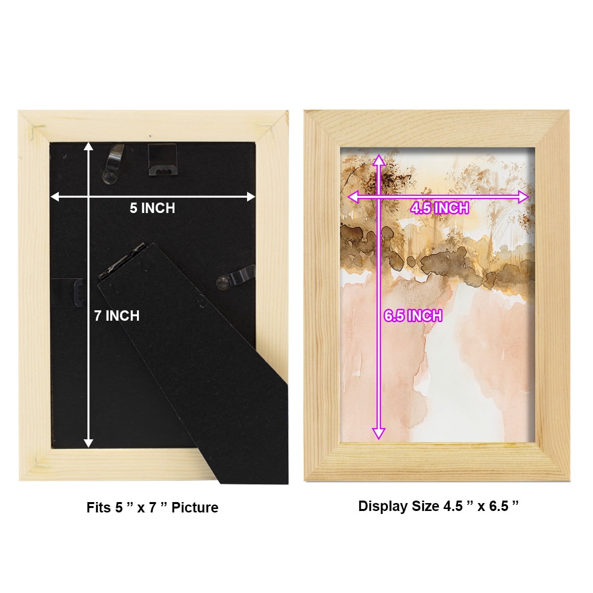 Sun Kissed Earth I - Framed Print w/glass - Natural Wood