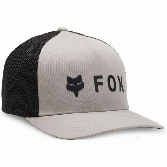 Fox Racing Men's Flexfit Hat STL Grey Comfortable Adjustable Size Modern Design