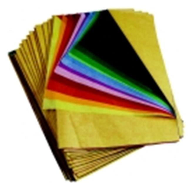 Spectra Deluxe Bleeding Art Tissue Paper Assortment Assorted Rainbow