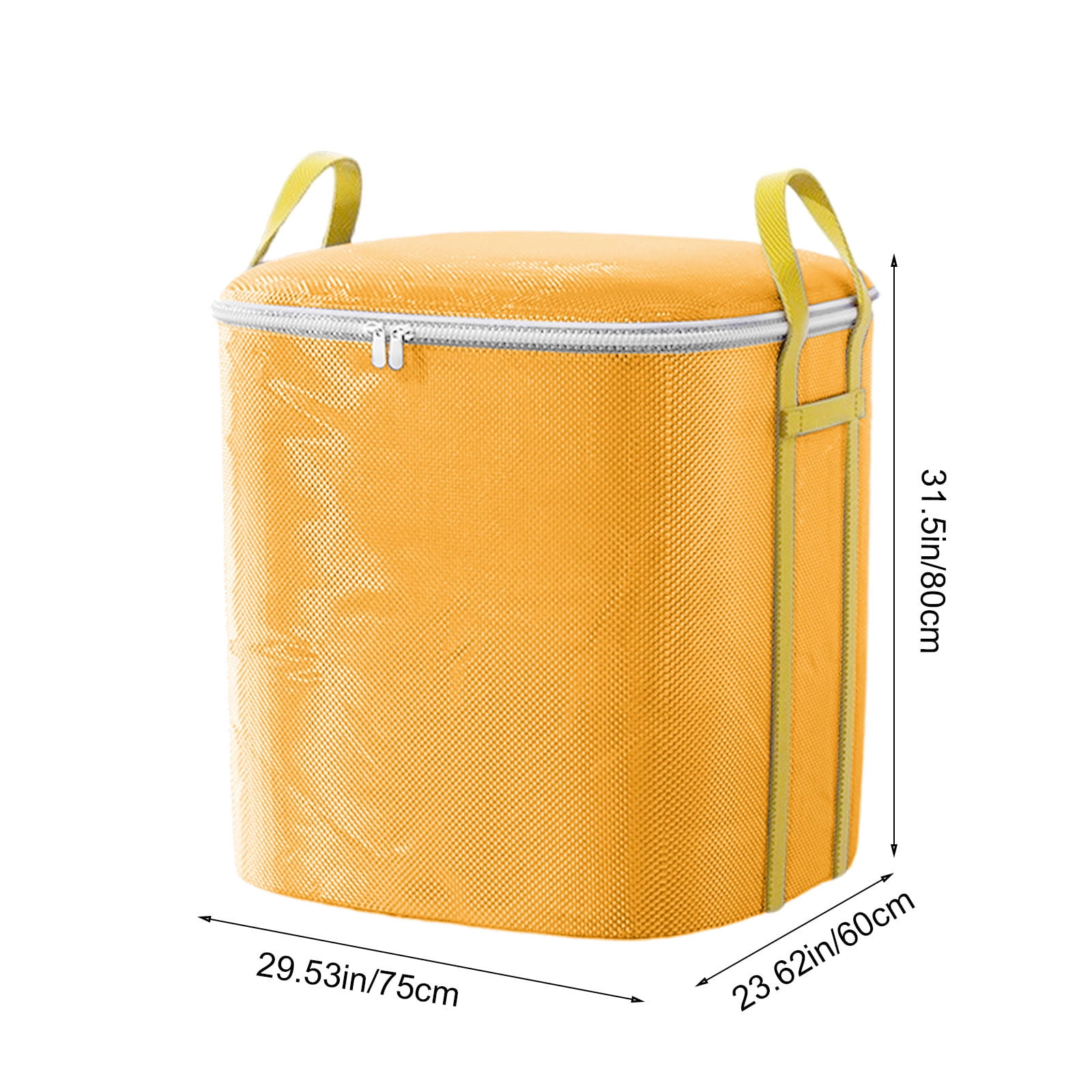 Gpaecead 64gal Extra Large Heavy Duty Large Durable Heavy-Duty Sturdy Strong Clothes Blacket Moving Bag Tote Boxes (Pack of 2), 64gal, Orange