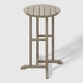 thumbnail image 6 of WestinTrends Outdoor 37" Counter Height HDPE Outdoo Bistro Bar Table, Weathered Wood, 6 of 7